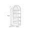 Vitrines en bois massif beige et Burlywood
