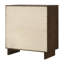 Commode 4 tiroirs brun chaud