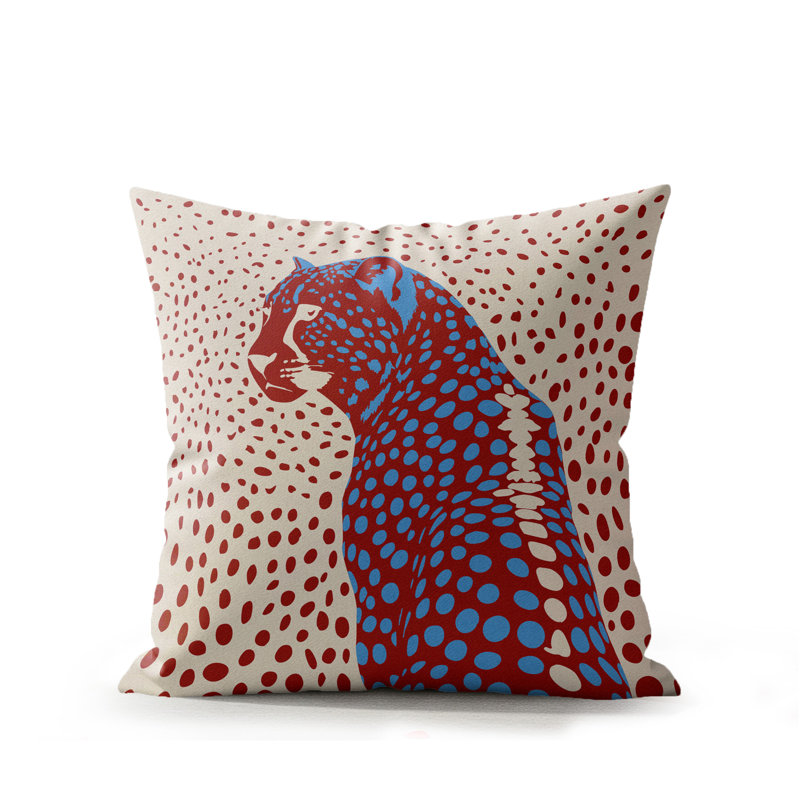 Coussin d'intérieur Cori, 16 po x 16 po, Éclat de framboise