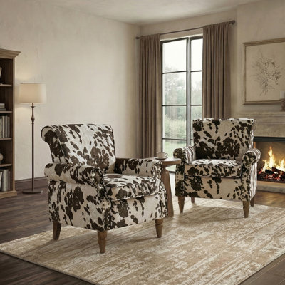 Asul 30'' W Traditional Upholstered Armchair with Nailhead Trim