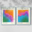 Reproduction encadrée Gallerie Gradient I-Premium - prête à être accrochée - aucun clou requis - aucun clou requis-196496545-196496559