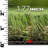 Verdant Vista Lushscape Green 15 ft Wide Cut-to-Length Roll 45 mm Pile Artificial Turf Indoor/Outdoor Pet Friendly-86756236