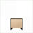 Merrilee Oak Finish 2-Drawer Classic Nightstand