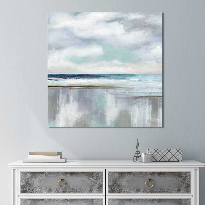 Impression de peinture acrylique « Sunrise », H 36 po x l 36 po x P 1,5 po, Toile tendue