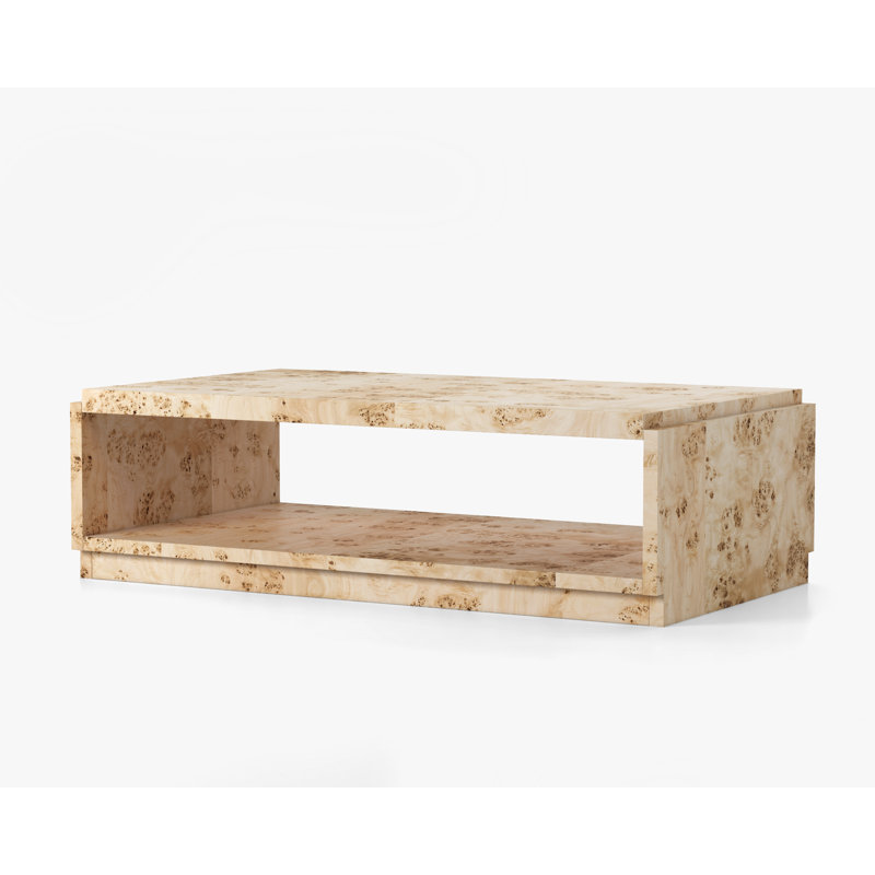 Table basse Kingston, Marron clair