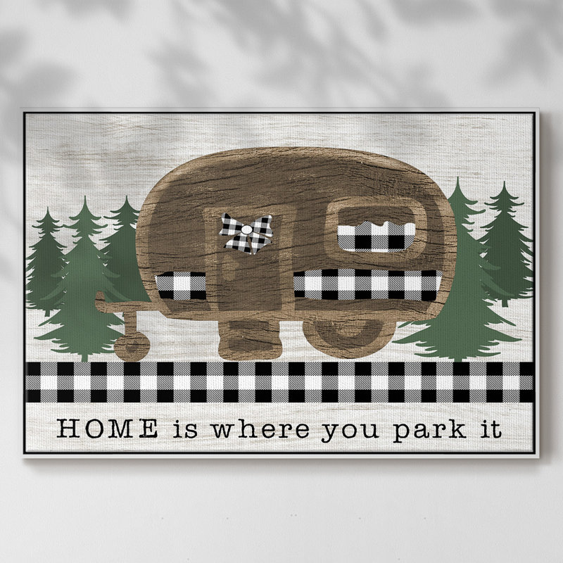 " Park It ", White, 27" H x 41" W x 2" D
