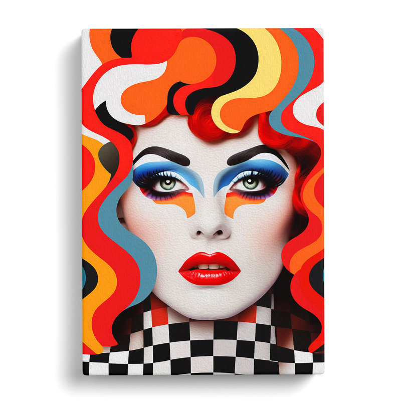 Drag Queen - Wrapped Canvas, 50cm H x 35cm W x 3cm D