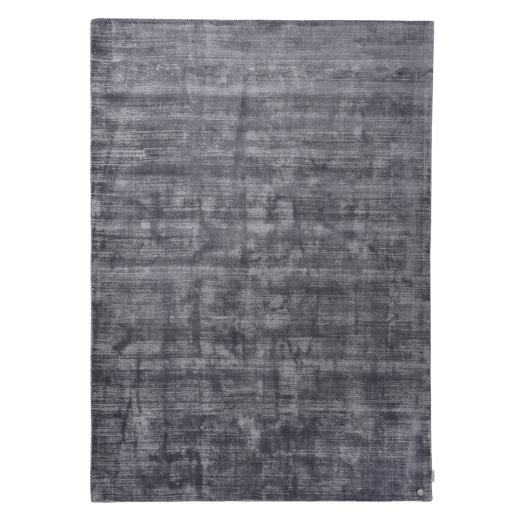 Shine Hand Loomed Anthracite Indoor Rug