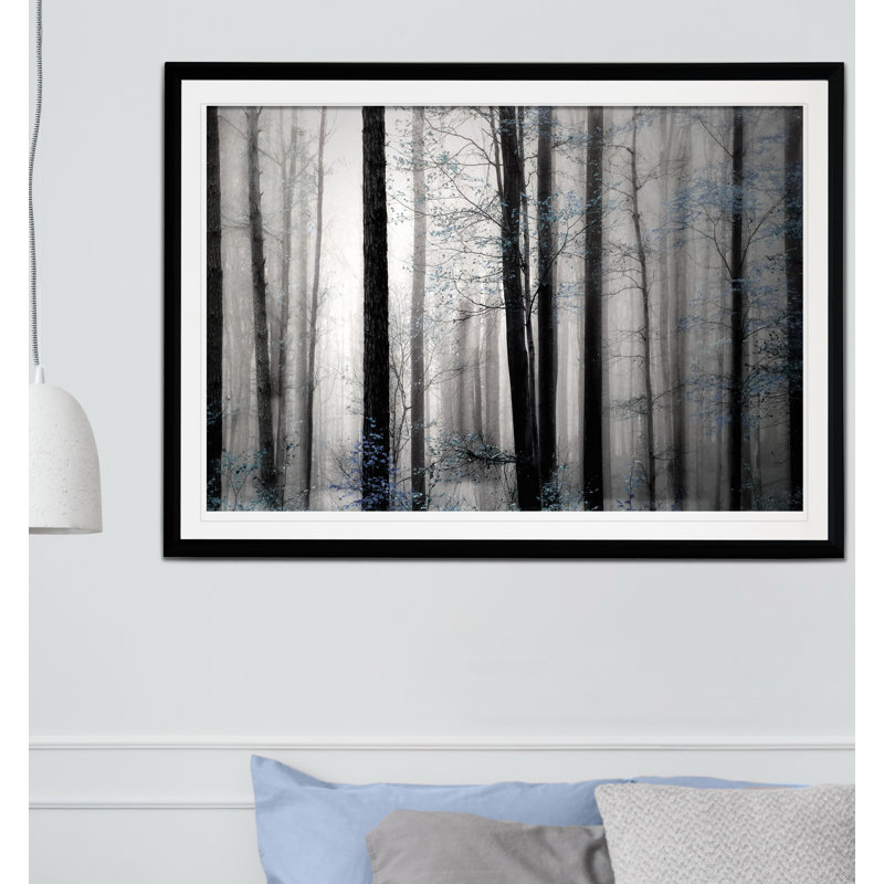 Waiting For Spring - Single Picture Frame Print, Black, 30" H x 40" W x 1.5"