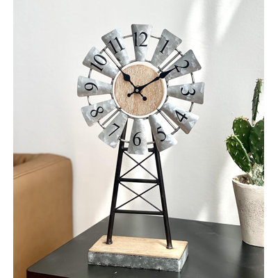Farmhouse Windmill Clock