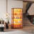 5-Tier Glass Curio Cabinet with LED Lighting-2112717230