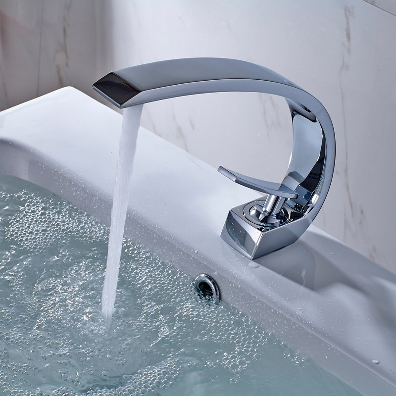 Robinet de salle de bain, robinet pour lavabo de salle de bain, robinet de salle de bain monotrou moderne
