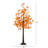 Pre-Lit Minimalist Autumn Maple Artificial Fall Tree With 96 Warm White LED Lights-950937706