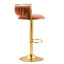 Tabouret de bar pivotant avec dossier Ginko-882844518-879315310