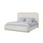 Lit tapissier - Caramel et sable blanc-210037918
