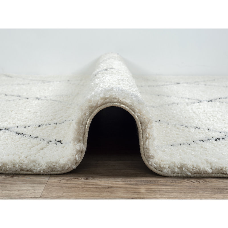 Taneesha Geometric Area Rug, Round 120 cm