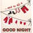 Christmas Clothesline Embroidered Table Runner