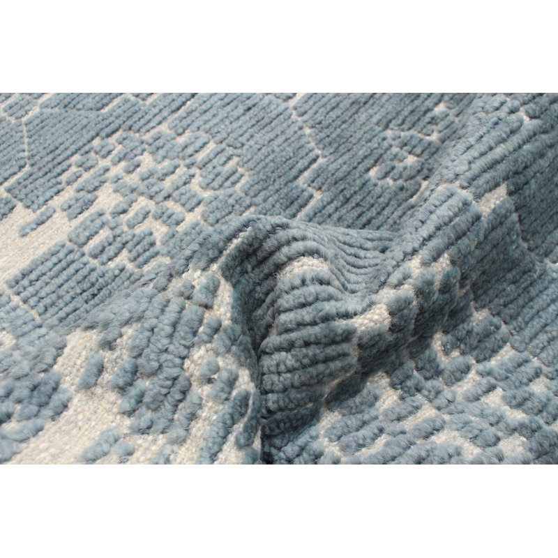 Tapis bleu sarcelle Tangier 2 pi 11 po x 4 pi 11 po