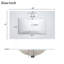 Meuble-lavabo de 30 po avec lavabo en céramique, porte à fermeture en douceur et tablettes réglables-1203907466