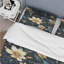 Ensemble de housse de couette Golden Night Flowers Paisley II-1507059055