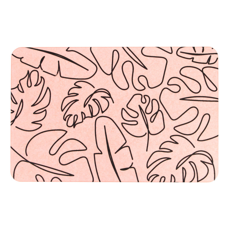 Non-Slip Bath Mat, Pink
