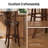  Danazia 30" Traditional Faux Leather Swivel Bar Stool with X Back for Kitchen (Set of 2)-1439346232-1427247311-1427376668