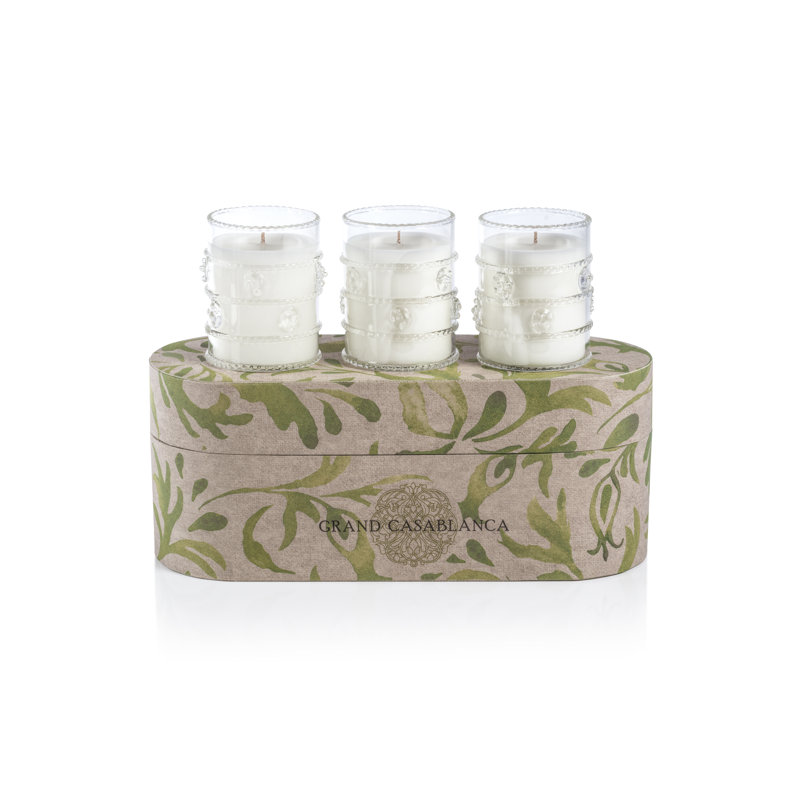 Trio de bougies parfumées Grand Casablanca, Muguet