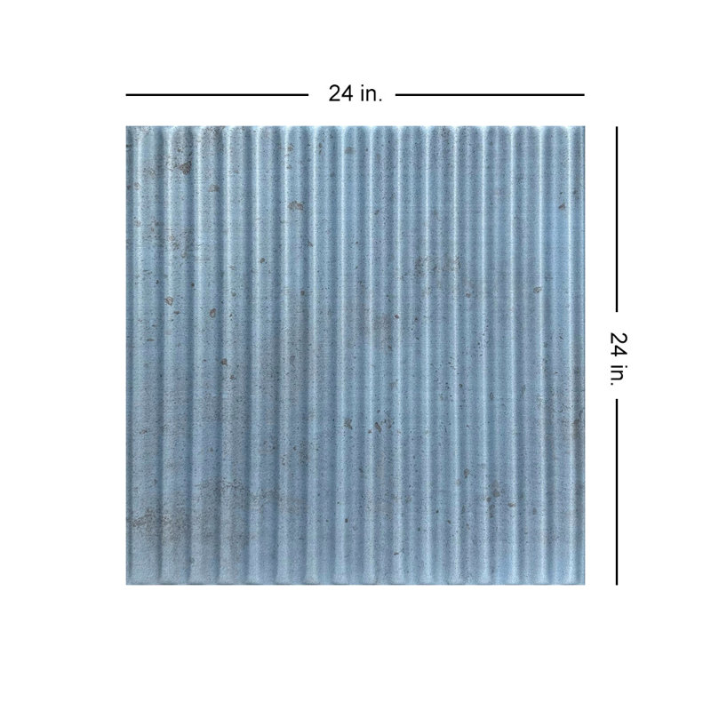 Art moderne - tuile de plafond à coller en mousse 1,6 pi x 1,6 pi