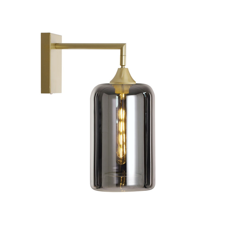 Bonita Armed Sconce, Silver, Gold