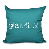 A Way With Words Reversible Throw Pillow