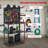 Heavy Duty Garage Workbench with Pegboard, in Space Saving Adjustable Workbench for Small Workshop,Work Bench for Garage, Workshop-1989972639