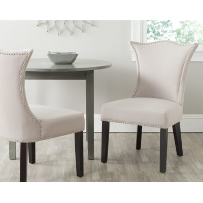 16.5'' H Linen Upholstered Side Chair