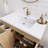 36'' Single Bathroom Vanity with Acrylic Top
