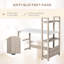 Venetta 120.5cm H x 120cm W Geometric Bookcase-1089534955