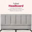 Structure de lit plateforme tapissier-1175501595