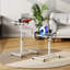 Mobile Laptop Desk Standing Desk With Mouse Pad & Tilting Tabletop, Adjustable Height Computer Table-225977266