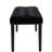 Black Upholstered Bench For Dining Room, Entryway, Bedroom - With Design, Sponge Filled Cushion, Plastic Floor Protection, Easy To Assemble 330 Lbs Capacity-467436529