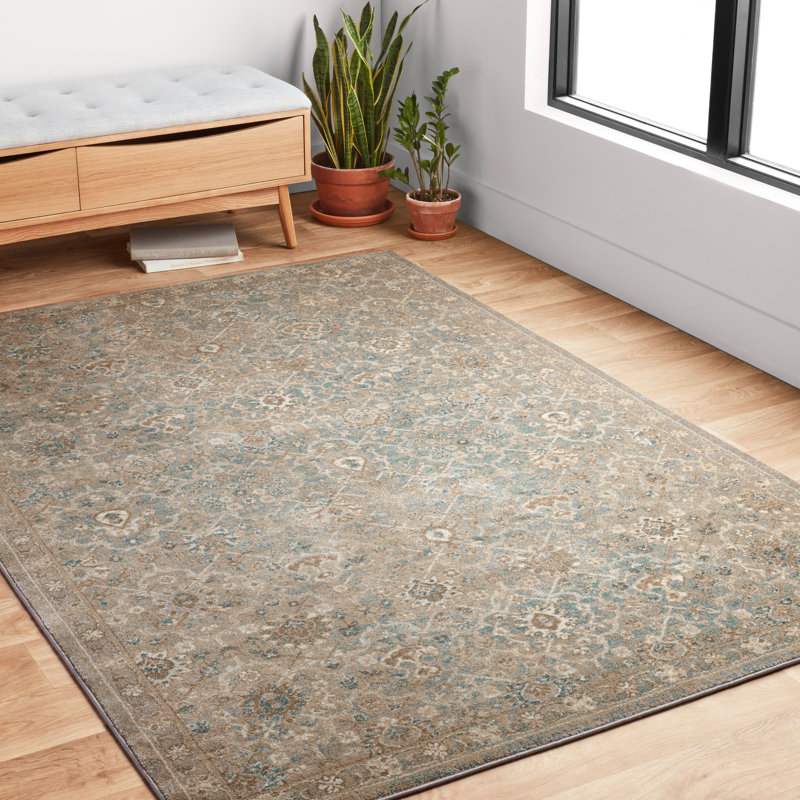 Tapis décoratif oriental Adelbert, Rectangle 12 pi x 15 pi