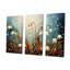 «Mountain Snowdrops Charm In Winter I», ensemble d'art mural sur toile-107763240-107763242