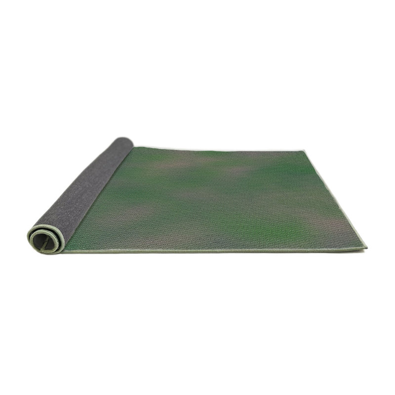 Tapis de zone verte à motif, Rond 8 pi