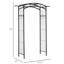 Jardin en treillis extérieur de 7 pi, métal avec exquis, pour vignes grimpantes, barrière, mariages - 7 pi noir, barrière hypnotisante pour hôpital