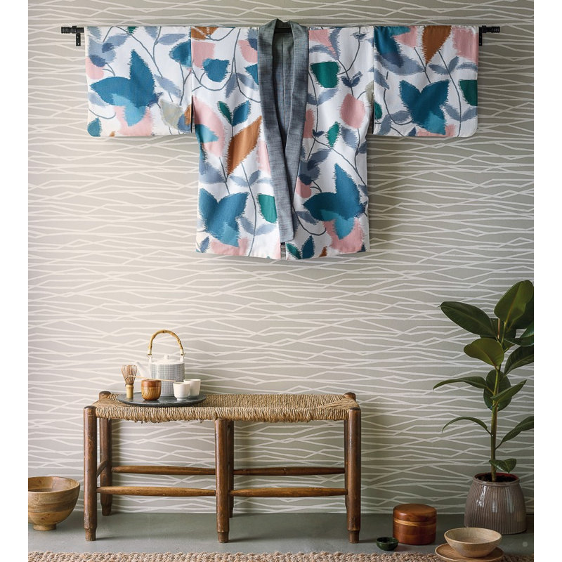 Akira Multi-Purpose Fabric, Ginger/Teal/Olive