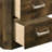 Rustic Walnut 2-Drawer Nightstand