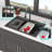 Drop In Waterfall Kitchen Sink - 33"X22" Composite Granite Quartz Single Bowl Workstation Kitchen Sink With Pull-Out Faucet-117060718