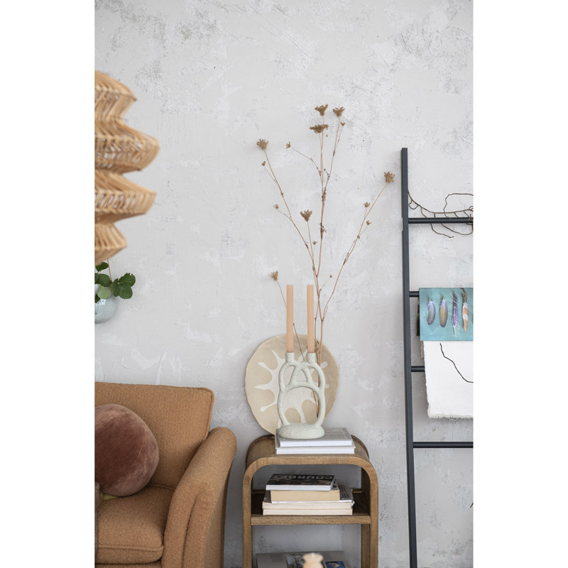 11.37'' H Polyresin Tabletop Candelabra