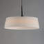 Melva Single Light Linen Steel Dimmable LED Pendant-747697313-747697318