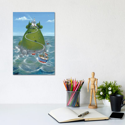 The Island by Peter Adderley - Wrapped Canvas Gallery-Wrapped Canvas Giclée