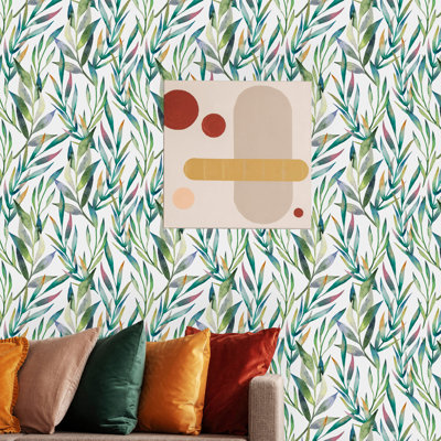 Athalie Peel & Stick Floral Roll