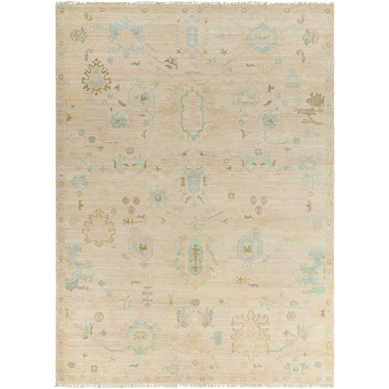 Rectangle Antalya Wool Area Rug, Rectangle 9' x 12'