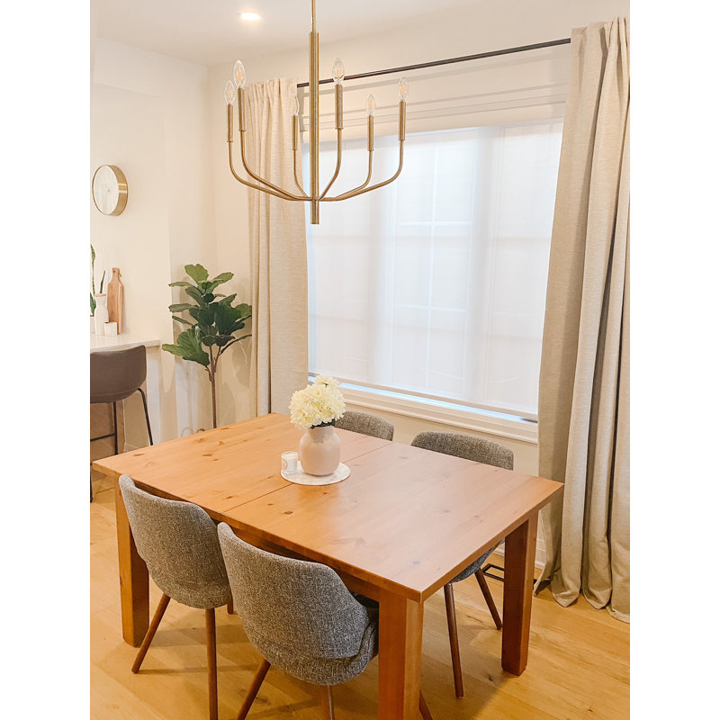 Lambert 6 - Light Dimmable Chandelier, Aged Brass